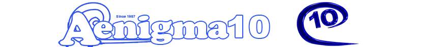 Aenigma10 Name logo and small logo with not name